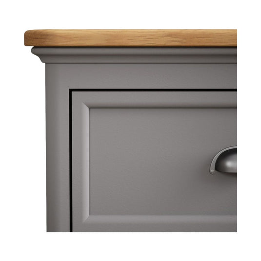 Bridstow Oak and Light Grey Painted 2 Over 3 Chest of drawers Storage Bridstow 