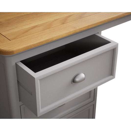 Ashton Oak and Light Grey Painted Dressing Table