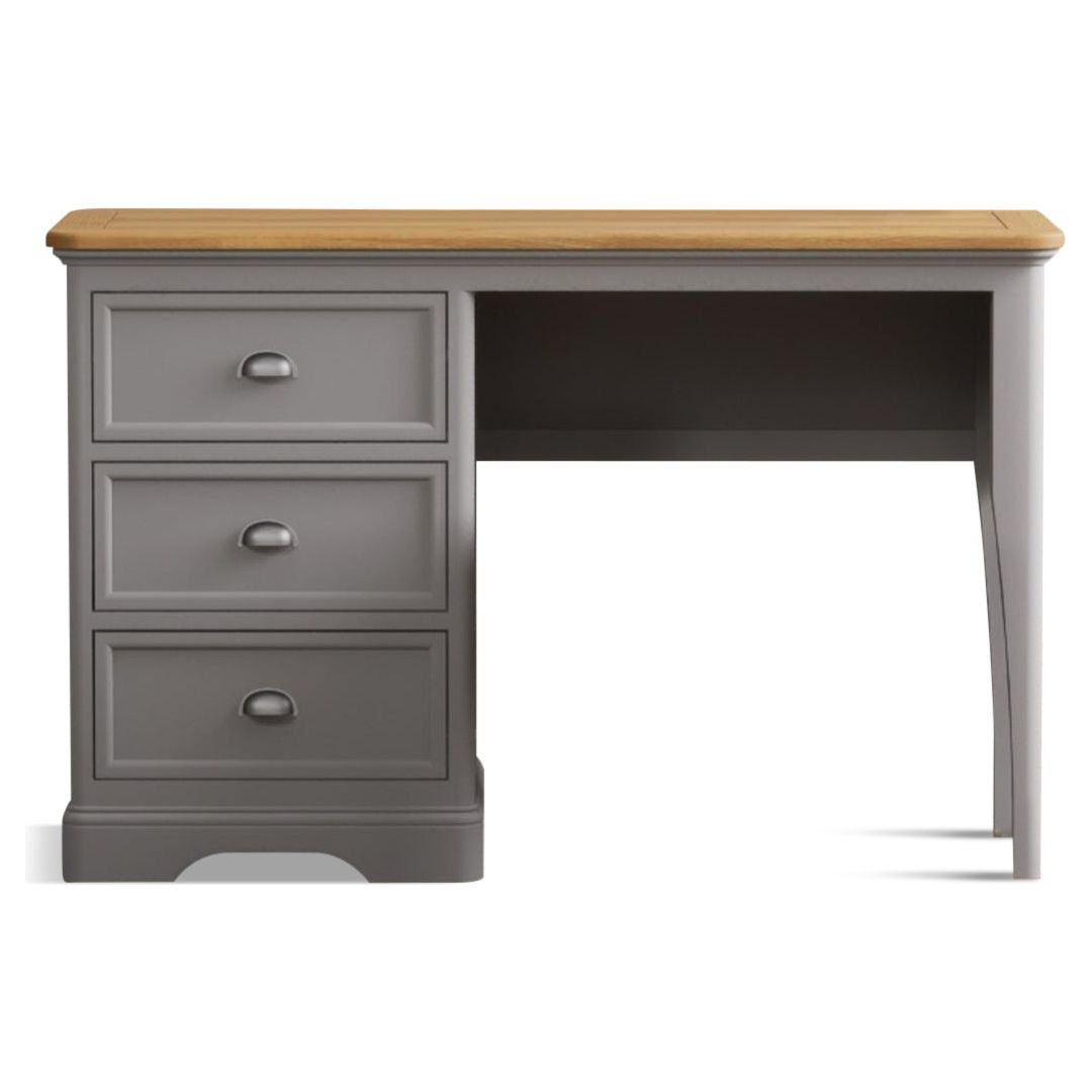 Oak Light Grey Painted Dressing Table