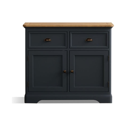 Ashton Oak and Blue Painted Small Sideboard