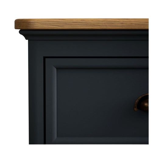 Ashton Oak and Blue Painted Small Sideboard