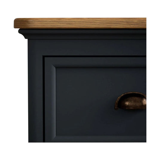 Ashton Oak and Blue Painted Hallway Sideboard