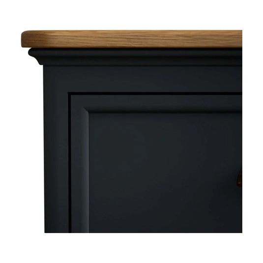 Ashton Oak and Blue Painted Super Wide TV Cabinet