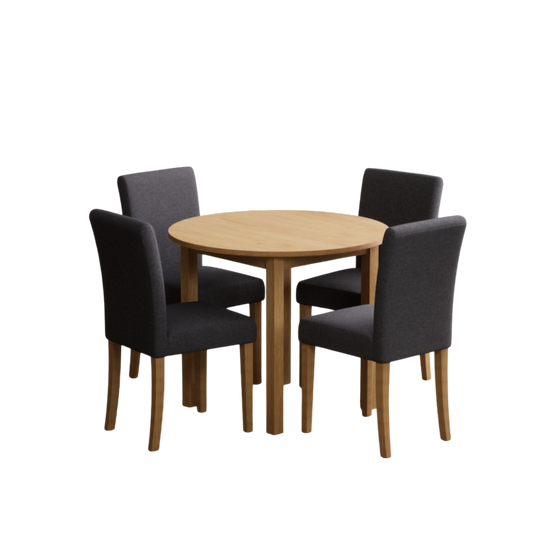 Oakley 90cm Dining Table with Evie Chairs