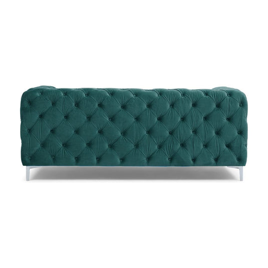 Mara Green Velvet 2 Seater Sofa Sofa Mara 