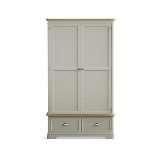 Ashton Soft Green Painted Double Wardrobe