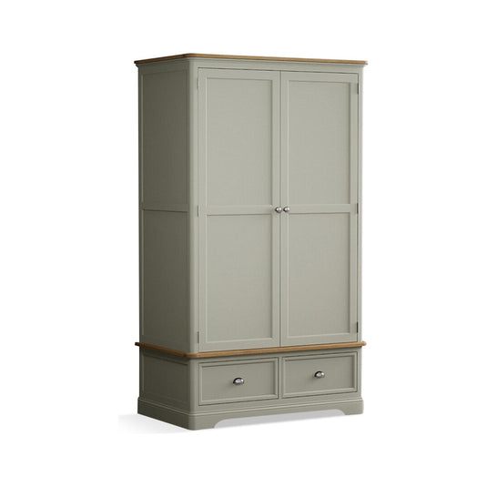 Ashton Soft Green Painted Double Wardrobe