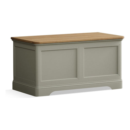 Ashton Soft Green Painted Blanket Box