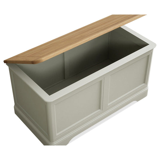 Ashton Soft Green Painted Blanket Box