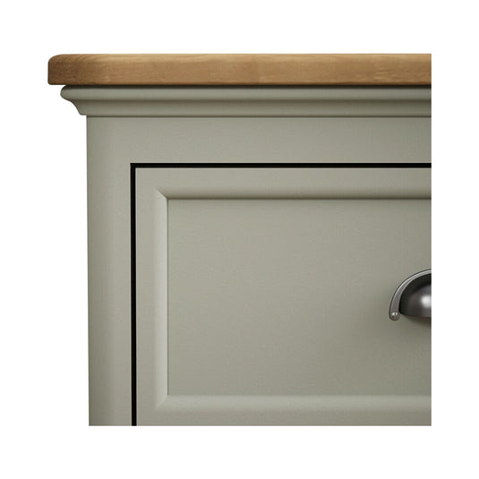 Ashton Soft Green Painted Wide Chest Of Drawers