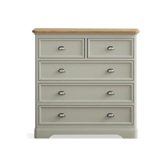 Ashton Soft Green Painted 2 Over 3 Chest of Drawers