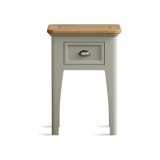 Ashton Soft Green Painted 1 Drawer Bedside