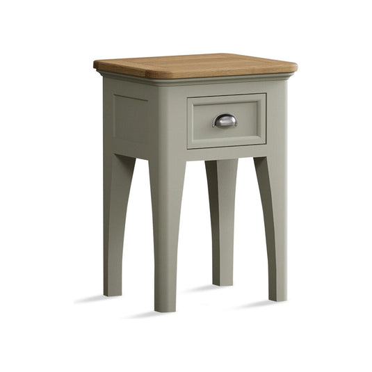 Ashton Soft Green Painted 1 Drawer Bedside