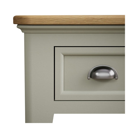 Ashton Soft Green Painted 1 Drawer Bedside