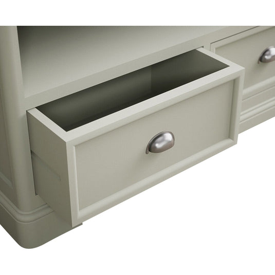 Ashton Soft Green Painted Corner TV Cabinet