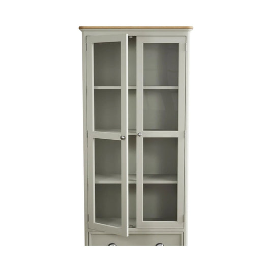Ashton Soft Green Painted Glazed Display Cabinet