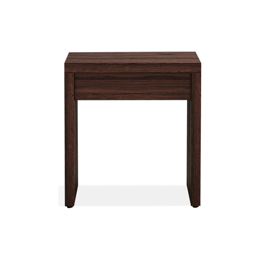 Hawthorn Dark Acacia and Metal Dressing Table Stool