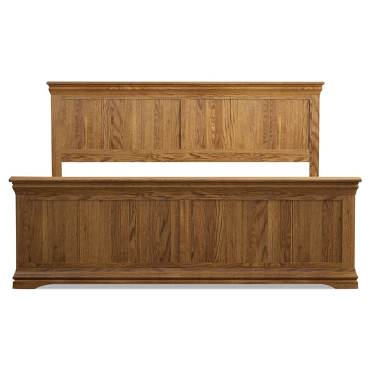 Hulbury Rustic Solid Oak Super King-Size Bed