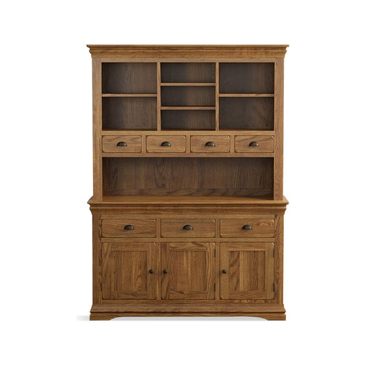 Hulbury Rustic Solid Oak Large Dresser