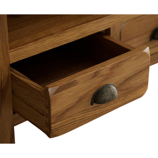 Hulbury Rustic Solid Oak Large Dresser