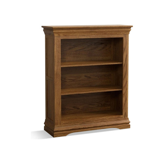 Hulbury Rustic Solid Oak Small Bookcase