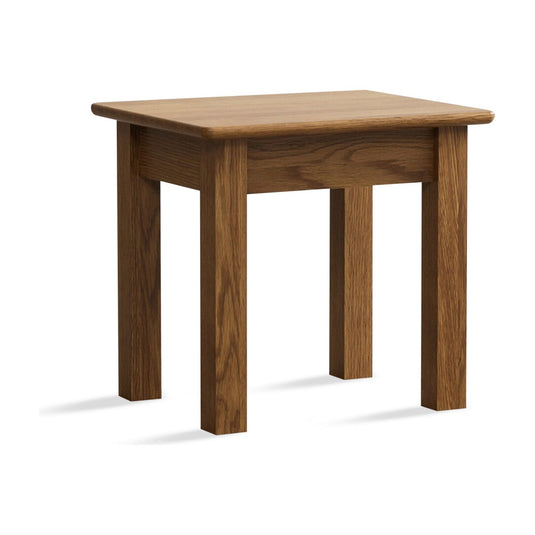 Hulbury Rustic Solid Oak Dressing Table Stool