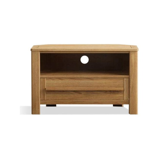 Walsham Solid Oak Corner TV Cabinet