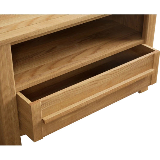 Walsham Solid Oak Corner TV Cabinet
