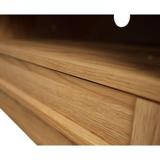 Walsham Solid Oak Corner TV Cabinet