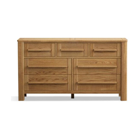 Walsham Solid Oak Wide Chest Of Drawers