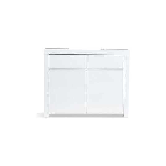 Annick 2 Door 2 Drawer White High Gloss Sideboard