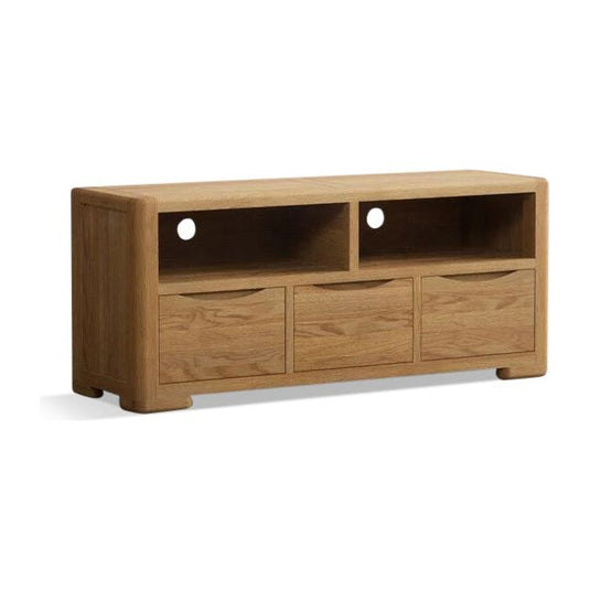 Dereham Solid Oak Large TV Cabinet