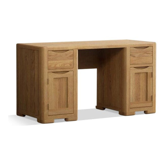 Dereham Solid Oak Computer Desk