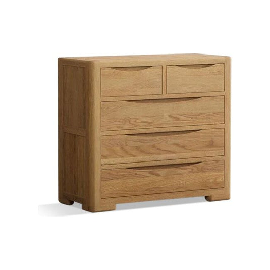 Dereham Solid Oak 2 Over 3 Chest of drawers