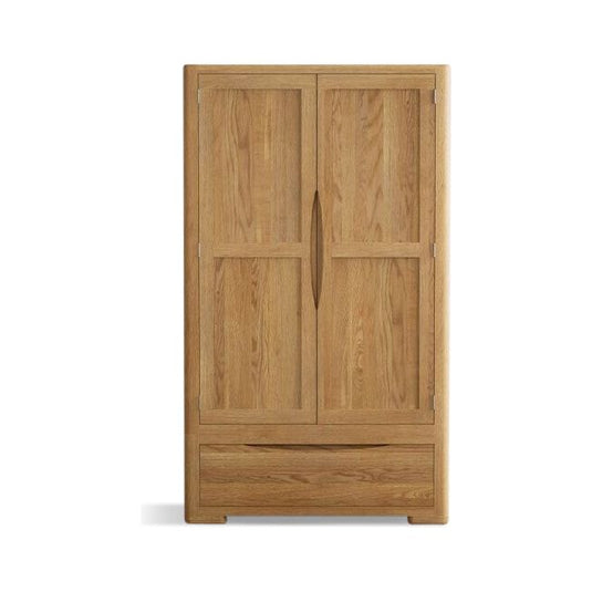 Dereham Solid Oak Double Wardrobe