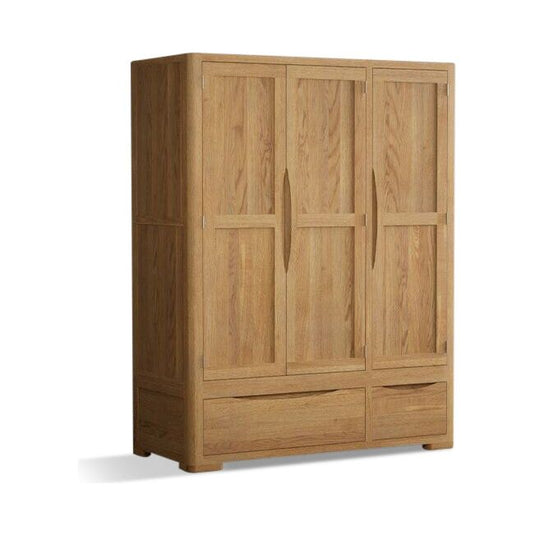 Dereham Solid Oak Triple Wardrobe