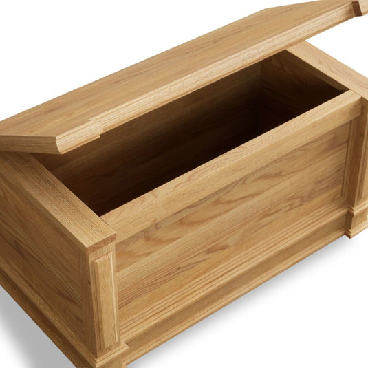 Bewley Solid Oak Blanket Box Blanket Boxes Bewley 