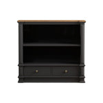 Bewley Oak and Charcoal Grey Painted Small Bookcase Bookcase Bewley 