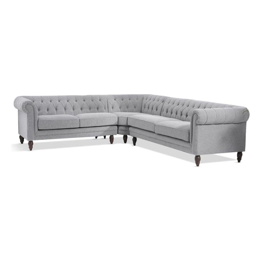 Cavendish Medium Grey Linen Sofa