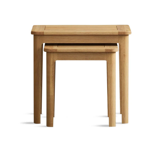 Sheringham Solid Oak Nest Of Tables