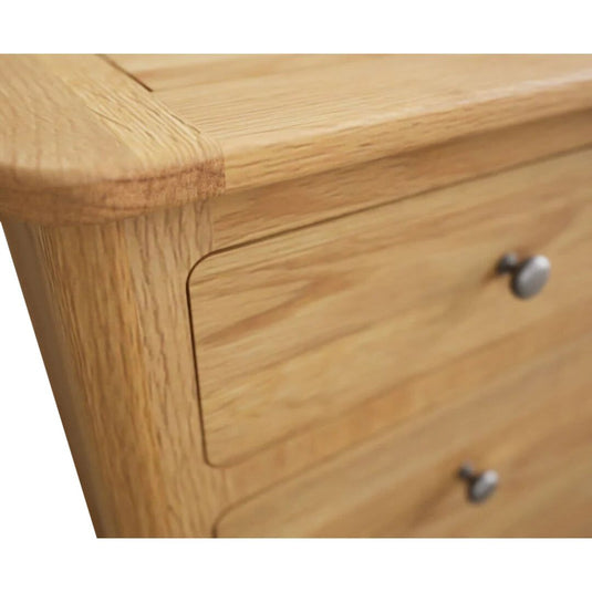 Sheringham Solid Oak 2 Over 3 Chest of drawers