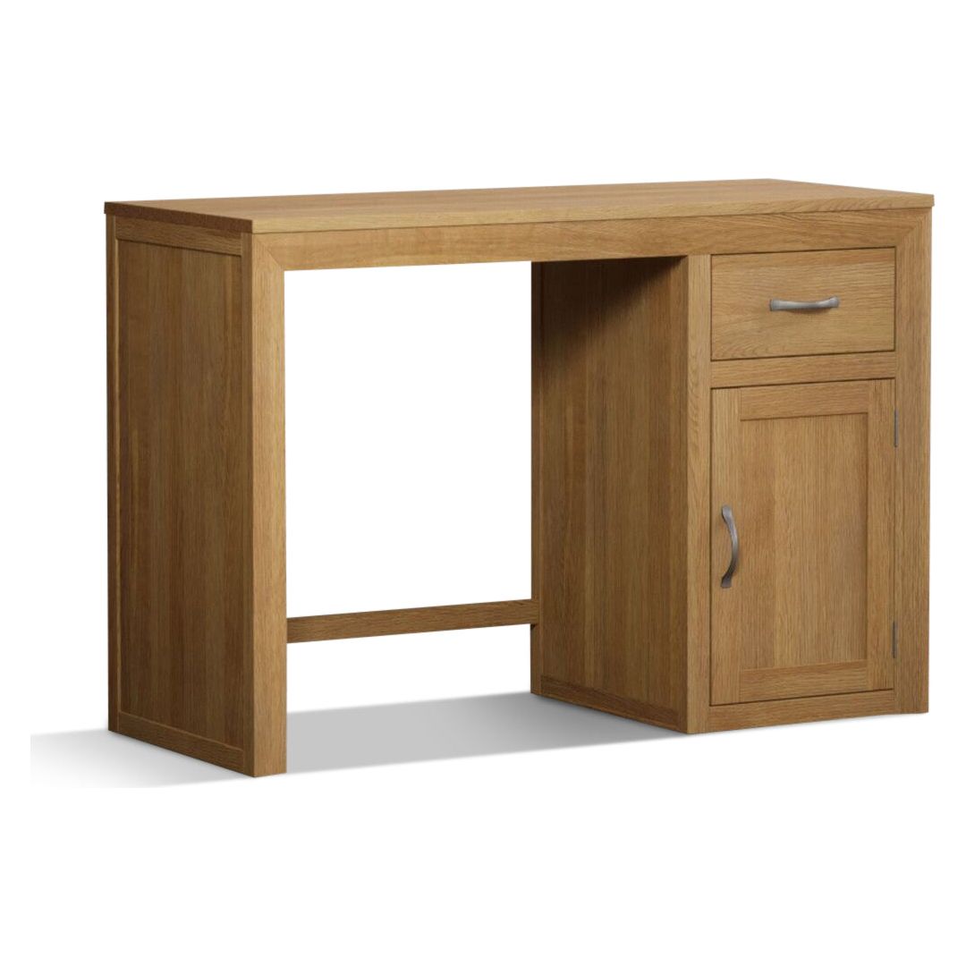 Oak Computer Stool Bellingham Solid Oak Computer Desk | Furniture 48