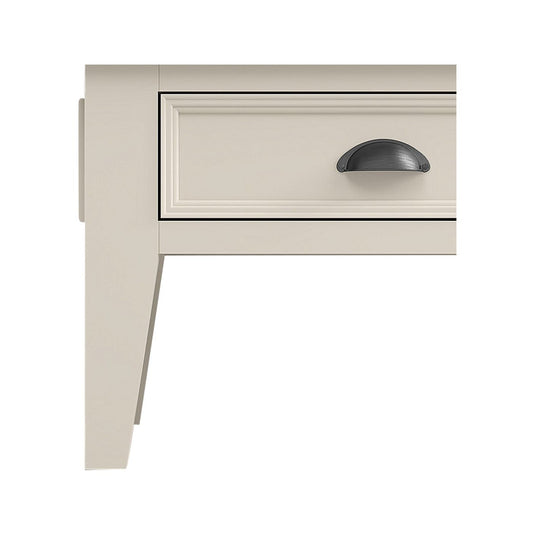 Morecambe Oak and Soft White Painted 4 Drawer Coffee Table