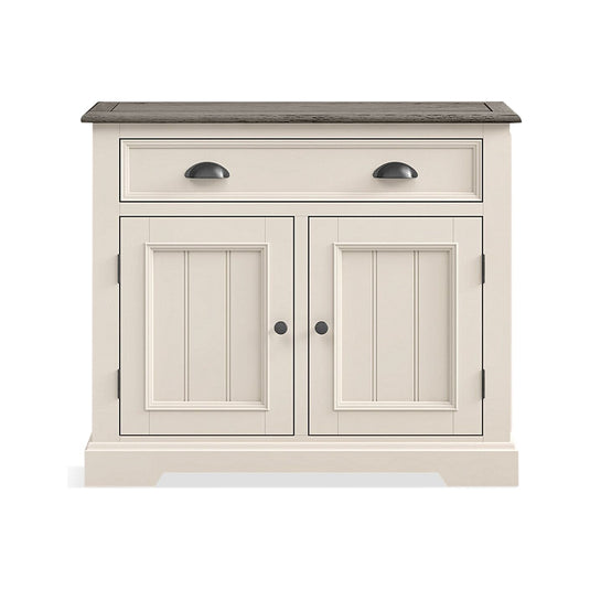 Morecambe Oak and Soft White Painted Small Dresser