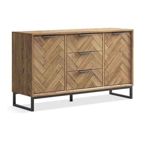 Roman Solid Oak Large Sideboard