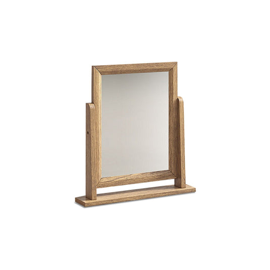 Roman Solid Oak Dressing Table Mirror