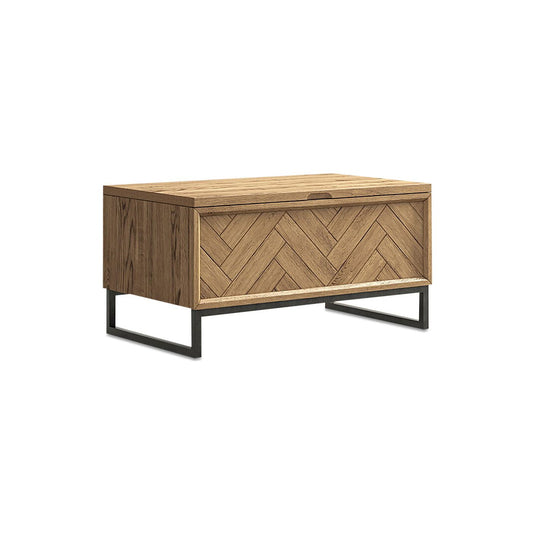 Roman Solid Oak Blanket box
