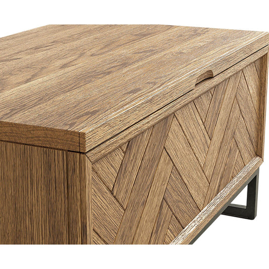 Roman Solid Oak Blanket box
