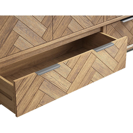 Roman Solid Oak Triple Wardrobe