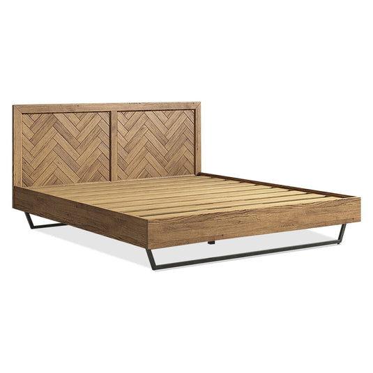 Roman Solid Oak Super King Bed